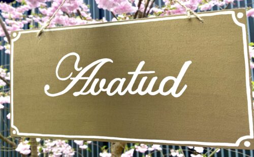 Avatud/Suletud kahepoolne silt